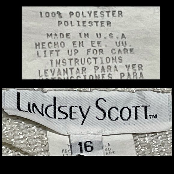 ▪️VTG▪️LINDSEY SCOTT▪️Knit Mock Layer Cardigan - Picture 5 of 5